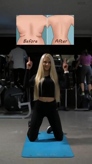 Want to quickly remove the sides on your waist? Then do this exercise 🔥😀 Side Fat Workout, Love Handle Workout, Back Fat Workout, Quick Workout Routine, Trening Abs, Fat Loss Workout, Waist Workout, Belly Fat Workout, Trening Pilates