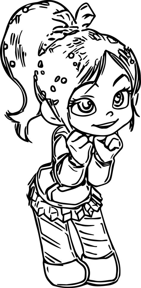 Vanellope von Schweetz Girl Coloring Page Simple Flower Drawing, Sports Coloring Pages, Disney Princess Colors, Vanellope Von Schweetz, Moshi Monsters, Disney Princess Coloring Pages, Monster Coloring Pages, Bible Verse Coloring, Princess Coloring Pages