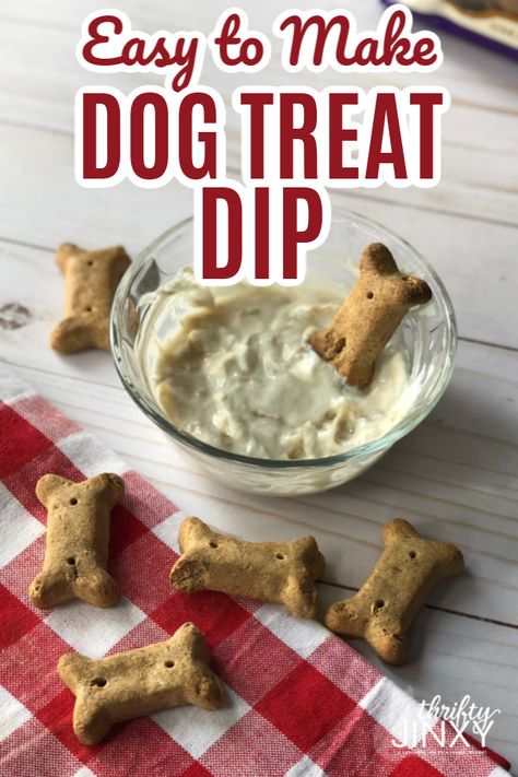 Treat your pet to a special party food made just for dogs with this Dog Biscuit Dip Recipe featuring bananas and yogurt. Peanut Butter Yogurt Dip, Homemade Pet Treats, Dog Treats Homemade Easy, Dog Biscuit, Healthy Dog Treats Homemade, Diy Dog Treats, Dog Bakery, Puppy Treats, Dog Cookies