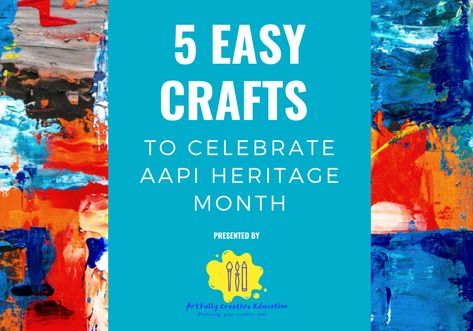 Aapi Heritage Month Preschool, Aapi Crafts For Kids, Aapi Art Projects, Pacific Islander Crafts For Kids, Asian Pacific American Heritage Month Craft, Aapi Heritage Month Crafts, Aapi Heritage Month Art, Asian And Pacific Islander Month Crafts, Asian And Pacific Islander Month