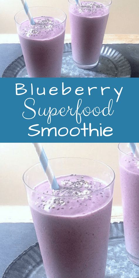 Smoothie Low Carb, Best Smoothie, Smoothie King, Superfood Smoothie, Blueberries Smoothie, Super Foods, Sports Drink, Healthy Smoothie, Proper Nutrition