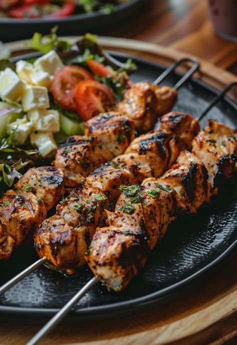 Learn How to Cook Chicken Skewers Grilled Recipe For Free | Recipes You'll Love, Made Easy! Personal Chef Menu Ideas, Grill Chicken Recipes, Chicken Skewers Grilled, Trendy Recipes, Chicken Skewer Recipe, Grilled Chicken Skewers, Egg Bites Recipe, Food Pic, Easy Grilled Chicken