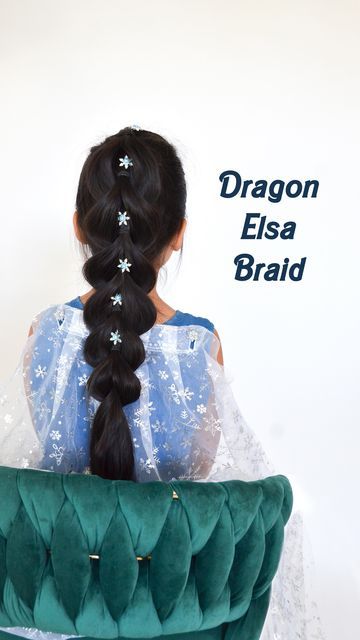 Elsa Braid, Hair Girl, Simple Girl, Ice Queen, My Hero Academia Episodes, Future Kids, The Dragon, My Daughter, Hero Academia