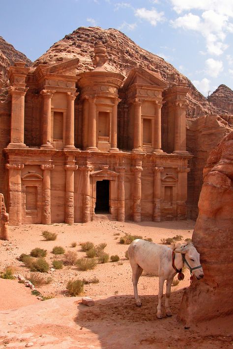 The Monastery (Al Dier), Petra, Jordan City Of Petra, Jordan Travel, Petra Jordan, Nature Wildlife, Ancient Architecture, Historical Place, Ancient Ruins, Ancient Cities, Ancient History