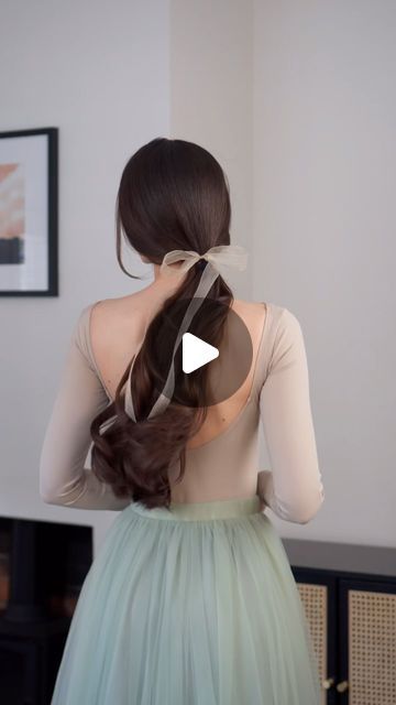 Princess Ponytail, January 29, Ribbon Hair, Elegant Hairstyles, Care Routine, Hair Tutorial, Skin Care Routine, Skin Care, Hair Styles