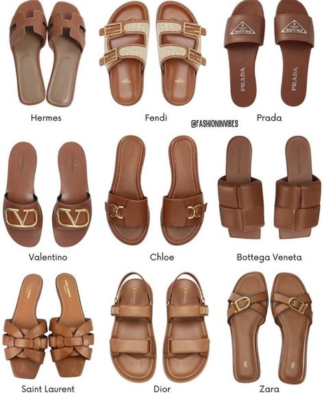 Brown Sandals Outfit, Capsule Wardrobe Shoes, Pretty Sandals, Cute Shoes Heels, Shoes Heels Classy, Shoes Outfit Fashion, Elegant Sandals, Classy Shoes, Girly Shoes