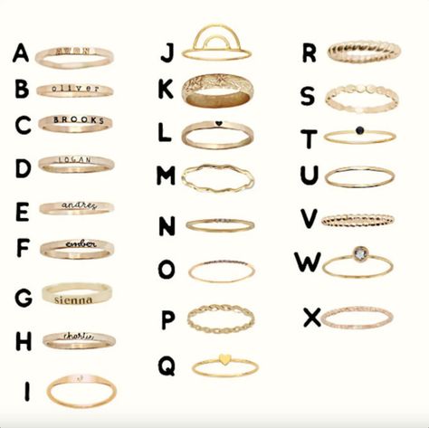 Build your own Ring Set! You can build your own personalized custom ring set with names or dates. We use sterling silver, fine silver and 14K gold filled to build the stacking ring set of your dreams! Add each ring to your cart individually that you would like in your custom set. Be sure to include personalization if it's needed. When you check out, all of your rings will ship together in a set.P...#Adornment #Stack #Jewelry #Organizers #Art #Mastering #Jewelry #the #The #of #Art #Accessories Name Rings Personalized, Stack Jewelry, Jewelry Stack, Design Your Own Ring, Ring Spacer, Name Ring, Ring Styles, Stacking Ring Set, Name Rings