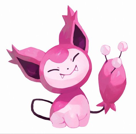 Skitty Pokemon, Silver Color Palette, Real Pokemon, Pokemon Eeveelutions, Fun To Draw, Pokemon Teams, Pokemon Drawings, Pocket Monsters, Art Memes