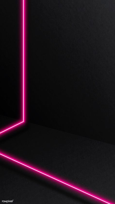 Pink glowing lines on dark background vector | premium image by rawpixel.com / Aew Black Light Background, Pink Line Wallpaper, Black And Pink Background, Pink And Black Background, Pink Black Wallpaper, Led Background, Iphone Wallpaper Dark, Neon Poster, Pink And Black Wallpaper