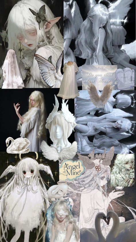 Angle Aethstetic, Angelic Aesthetic Outfit, Angelic Clothes, Angel Moodboard, Angel Core Outfit, Angelcore Outfits, Coquette Core Aesthetic, Angle Core, Dollette Core