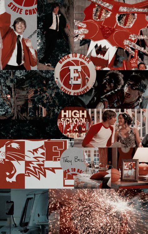 High School Musical 3 Aesthetic, Disney Original Movies, High School Musical Cast, Musical Wallpaper, Wildcats High School Musical, High School Music, High School Musical 3, East High School, Yearbook Themes