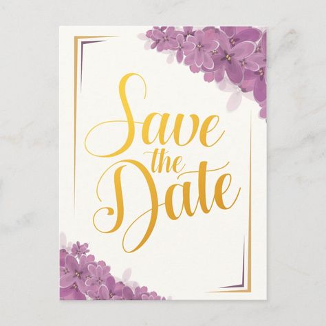 Save the Date elegant purple orchids RSVP wedding Postcard Size: ' ' Postcard. Gender: unisex. Age Group: adult. Material: Matte. Purple Save The Dates, Save The Date Elegant, Rsvp Wedding, Wedding Postcard, Save The Date Templates, Purple Orchids, Cards Templates, Date Cards, Hijabi Girl