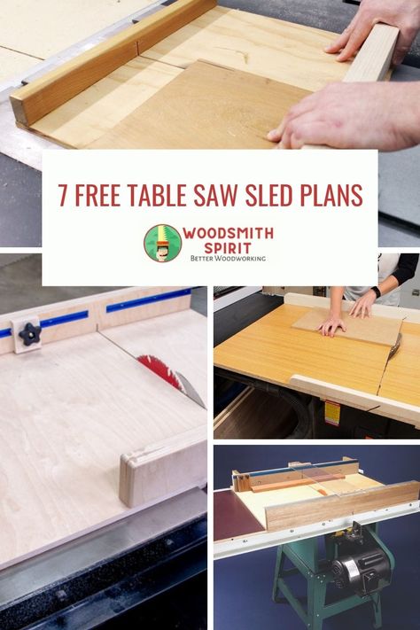 One of the most useful jigs you can make for your shop is a table saw sled. You can make yours using one of the many plans that you find online.