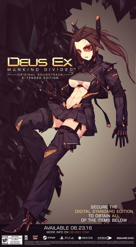 Deus Ex：Mankind Divided, Tough guy on ArtStation at https://www.artstation.com/artwork/JlY3ZA Deus X Machina, Cyberpunk Character Art Female, Cyberpunk Character Art, Deus Ex Mankind Divided, White Raven, Metal Gear Rising, Dnd Dragons, Cyberpunk Character, Deus Ex Machina