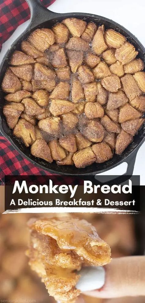 This is the BEST Monkey Bread! Check more at https://sharethelinks.com/this-is-the-best-monkey-bread/ Campfire Skillet Breakfast, Cast Iron Monkey Bread, Cast Iron Desserts Camping, Monkey Bread Dutch Oven, Dutch Oven Monkey Bread Camping, Healthy Cast Iron Recipes, Campfire Desserts Cast Iron Skillet, Campfire Biscuits Cast Iron Skillet, Cast Iron Baking Recipes