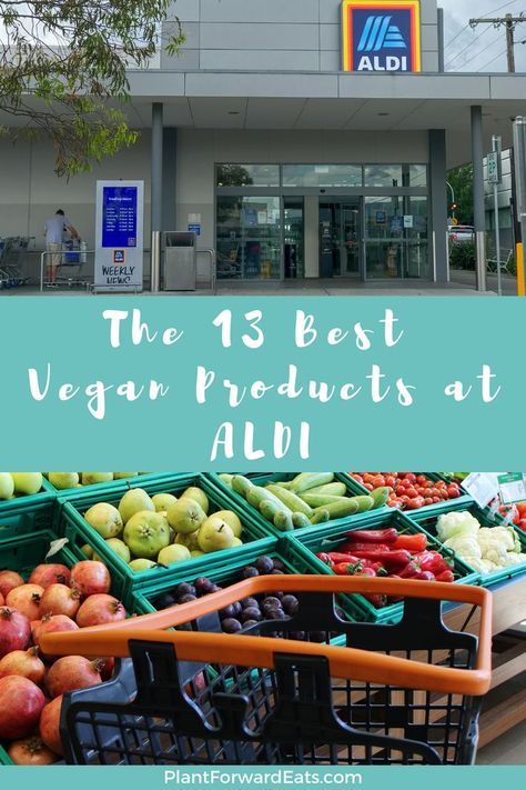 Looking for budget-friendly plant-based food? Check out these awesome vegan products at ALDI! From meatless burgers to dairy-free cheese and more.... Vegan At Aldi, Vegan Aldi, Plant Plate, Vegan Shopping List, Nutritarian Diet, Meatless Burgers, Plant Based Lunch, Vegan Kids Recipes, Vegetarian Meal Plan