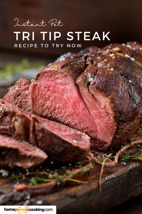 Savor the succulent flavor of perfectly cooked Tri-Tip Steak with this Instant Pot beef recipe! Quick and effortless, it’s ideal for busy nights when you crave a delicious home-cooked meal. Head over to homepressurecooking.com to discover how to create this savory dish in your Instant Pot. Make dinner special tonight! #instantpotbeefrecipes #tritip #dinnerideas #quickrecipes #pressurecooker Roast In Ninja Foodi, Elk Backstrap, Meat In The Oven, Venison Tenderloin Recipes, Tri Tip Steak Recipes, Backstrap Recipes, Venison Tenderloin, Elk Recipes, Tip Roast