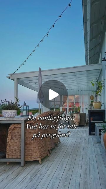 Pergola Med Tak, Altan Med Tak, Altan Med Pergola, Pergola Altan, Terrasse Med Tak, Pergola, New Homes, On Instagram, Instagram