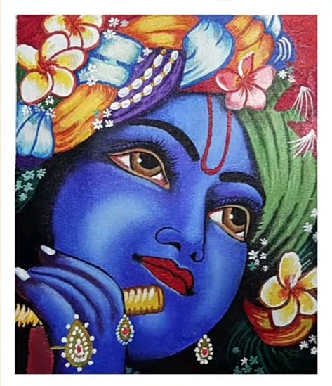 Kanha Painting, Rangoli Sketch, Devi Drawing, Pencil Colour Painting, Sketch Heart, Disney Canvas Art, Abstract Pencil Drawings, Easy Mandala Drawing, Butterfly Art Painting