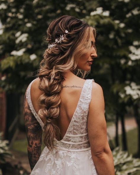 Chunky Braids Boho Wedding Braid, Cute Homecoming Hairstyles, Bohemian Wedding Hairstyles, Hairstyles Bohemian, Braids Bohemian, Curl Hairstyles, Homecoming Hairstyles For Long Hair, Wedding Hair Trends, Wave Hairstyles