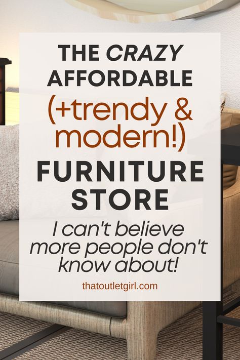 Are you on the hunt for the best store for affordable furniture and home decor? Look no further! I found the best store that offers quality, stylish pieces to fit any budget. Whether you're looking to update your living room, give your bedroom a makeover, or just spruce up a space, you're sure to find something that fits your style and needs. From classic to contemporary, they’ve got it all. So take a look around and start decorating your space today! Best Online Furniture Stores, Budget Furniture, Furniture Website, Furniture Shopping, Studio Furniture, Decor On A Budget, Modern Furniture Stores, Baxton Studio, Cheap Furniture