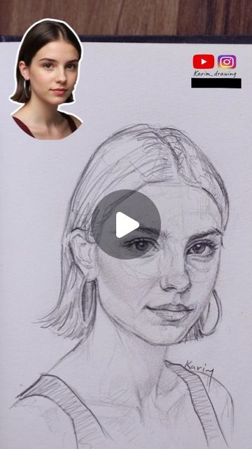 How To Draw A Human, Loomis Method Drawing, Loomis Method, Face Sketches, Head Anatomy, Portrait Tutorial, Portraiture Drawing, Drawing Studies, Anatomy Drawing