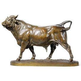 Isidore Bonheur, A STANDING BULL Bull Anatomy, Brazen Bull, Woodworking Art Ideas, Bull Images, Bull Painting, Bull Art, Bull Cow, The Minotaur, Cow Pictures