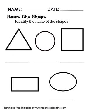 Shapes are the external form or appearance of the characteristic of someone or something. With these worksheets, your kids will truly enjoy and to improve their problem-solving skills. Shapes Name, Shapes Worksheet Kindergarten, Apple Math, Worksheet For Kindergarten, Shapes Kindergarten, Shape Names, Shapes Worksheets, Shapes Activities, Free Printable Worksheets