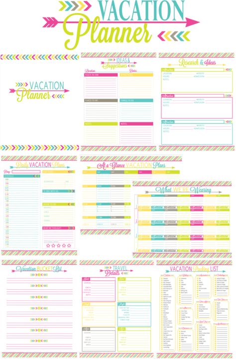 Printable Vacation Planner and Duo Binder Giveaway! Vacation Planning Template, Vacation Planning Printables, Vacation Planner Template, Vacation List, Healthcare Jobs, Trip Planner, Itinerary Template, Vacation Planner, Travel Itinerary Template