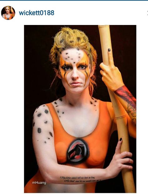 Cheetara thundercats bodypaint @wickett0811 on instagram Cheetara Costume, Cheetara Thundercats, Nerd Alert, Thundercats, Body Painting, Halloween Face, Face Makeup, Halloween Face Makeup, Halloween