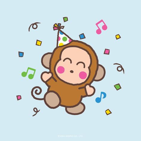 Monkey Brains, Monkey Birthday, A Monkey, Happy Birthday To Us, Cute Monkey, Instagram Happy Birthday, January 13, Book Art Diy, Little Monkeys