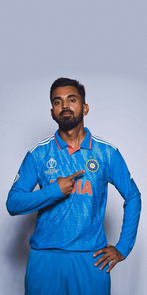 World Cup 2023 Kl Rahul Photos, India Cricket Match, Beautiful Brown Hair, Ab De Villiers Photo, Kohli Wallpapers, Cricket Poster, Kl Rahul, 11 Wallpaper, World Cup Jerseys