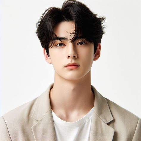 Oval Face Short Haircut Men, Korean Handsome Men, Korea Actor Boys, Longish Hair Men, Kpop Male Makeup, Korean Hair Men, Japanese Hairstyle Men, Jay Jo Haircut, Asian Dyed Hair