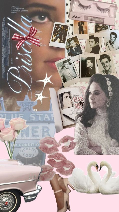 #priscillapresley #elvis #elvispresley #priscilla #movies #collage #60s #aesthetic #lanadelrey Movies Collage, Elvis And Me, 60s Aesthetic, Movie Collage, 60s And 70s Fashion, Elvis And Priscilla, Priscilla Presley, 70s Fashion, Elvis Presley