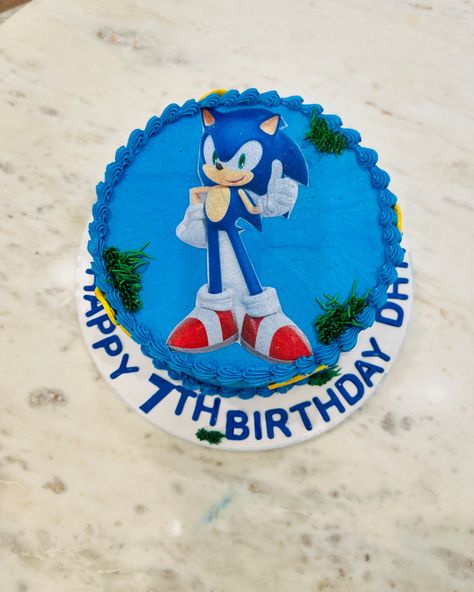 Sonic 💙 #sonic .. . #sonicthehedgehog #cakedecorating #cake #mybarrhaven #ottawa #kidsbirthday Birthday Sheet Cake, Sonic Sonic, Birthday Sheet Cakes, Sonic Birthday, Cakes For Boys, Sheet Cake, 7th Birthday, Ottawa, Birthday Ideas