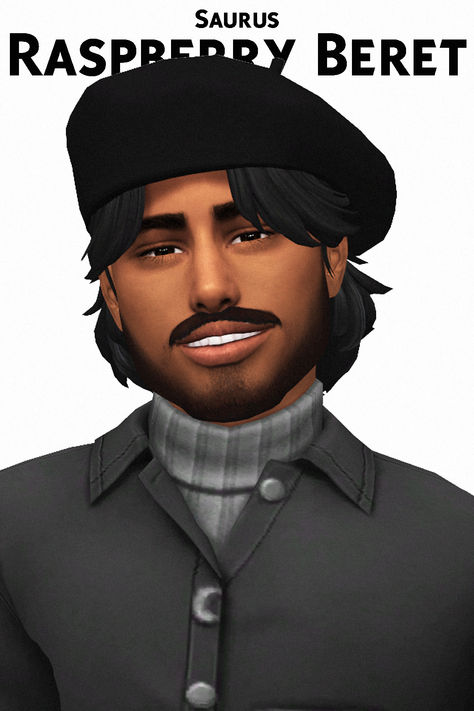 # 8 in our list of custom beret CC for The Sims 4 Sims Cc Beret, Beret Sims 4 Cc, Ts4 Hats Cc, Hats Cc Sims 4, Sims 4 Beret, Hat Cc Sims 4, Sims 4 Cc Hats Accessories, Sims 4 Hats Cc, Sims 4 Hat Cc