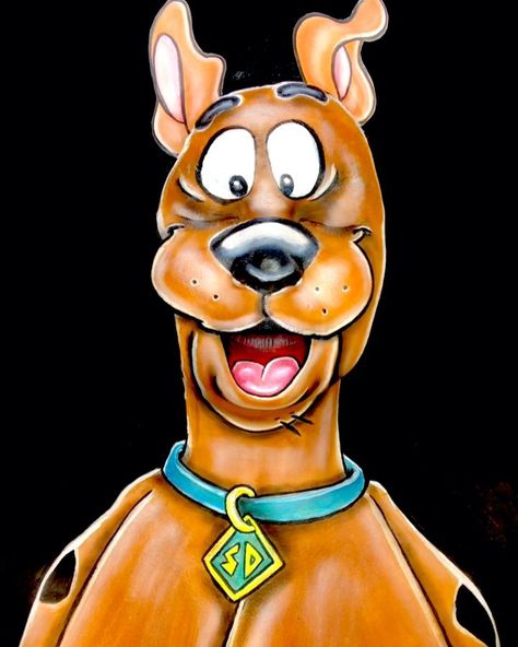 Scooby Doo Face Paint, Scooby Doo Makeup Looks, Scooby Doo Makeup, Scooby Doo Diy Costume, Human Body Painting, Cartoon Makeup, Makeup Tiktok, Horror Make-up, Cool Makeup Looks