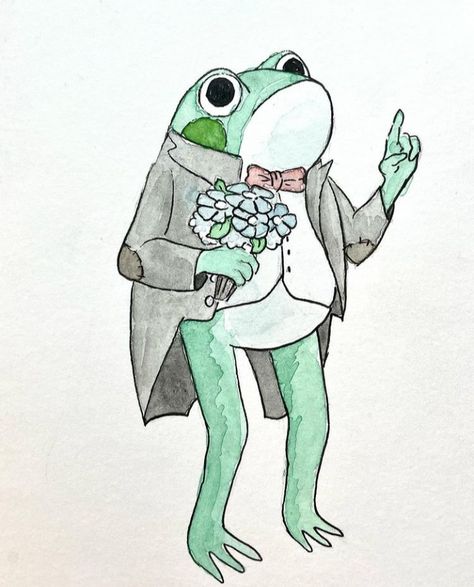 @ paige_on_a_page on instagram Frog Valentine, Frog Doodle, Happy Doodles, Frog Illustration, Frog Art, Doodle Illustration, Cute Frogs, Sketchbook Art Inspiration, Art Challenge