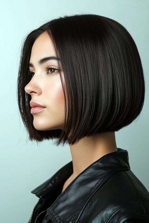 Sharp Bob Haircut, Angled Bob Haircut, Short Black Bob, Blonde Angled Bob, Curly Angled Bobs, Short Bob With Bangs, Angled Bob Haircuts, Graduated Bob, Choppy Bob Haircuts