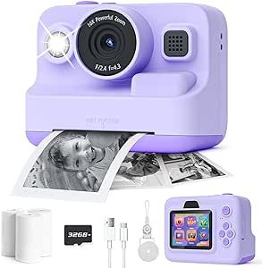 Instant Print Camera, Graffiti Pictures, Kids Camera, Camera Digital, Toy Camera, Toddler Age, Instant Camera, Christmas Birthday Gifts, Birthday Gifts For Girls