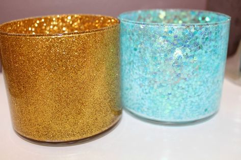 Diy Empty Candle Jars, Upcycled Candle Jars, Candle Jars Crafts, Reuse Candle Jars, Repurpose Candle Jars, Candle Reuse, Candle Repurpose, Bath And Body Works Candles, Old Candle Jars