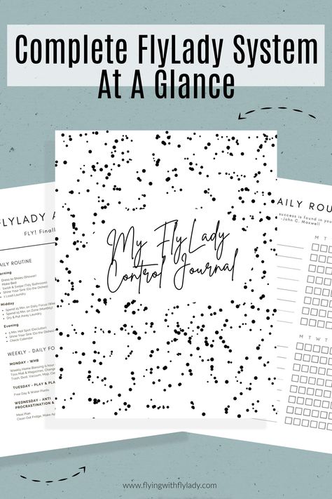 FlyLady Control Journal Editable, Complete FlyLady System at a Glance, FlyLady Cleaning Schedule, FlyLady Printable, US Letter Flylady Cleaning Schedule, Flylady Control Journal, Fly Lady Cleaning, Control Journal, Simple Cleaning Routine, Fly Lady, Password Tracker, Journal Quotes, Montessori Materials