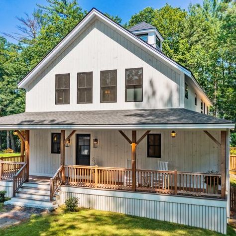 Gorgeous Prefab Farmhouse Victoria Point Farmhouse Manufactured Home, Post And Beam Farmhouse, Modular Homes Farmhouse, Modular Floor Plans, Prefab Barns, Yankee Barn Homes, New England Farmhouse, Modular Home Floor Plans, Barn House Design