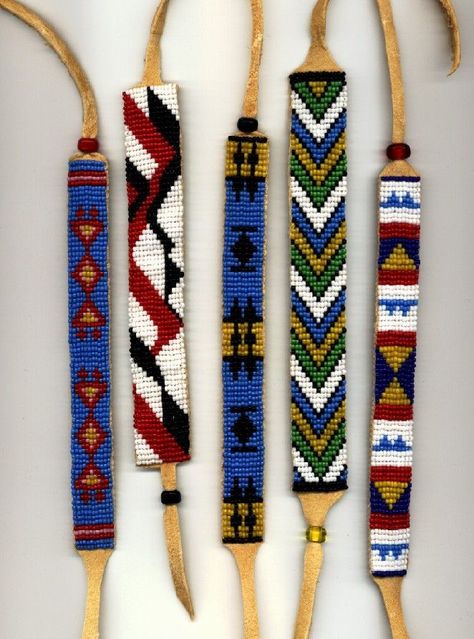 | Free Native American Seed Bead Patterns jewelry making free bead ... Native American Beadwork Patterns Free, Beading Patterns Free Native American, Trade Blanket, Indian Beadwork, Native American Beadwork Patterns, Native American Regalia, Native Beading Patterns, Square Stitch, Art Perle