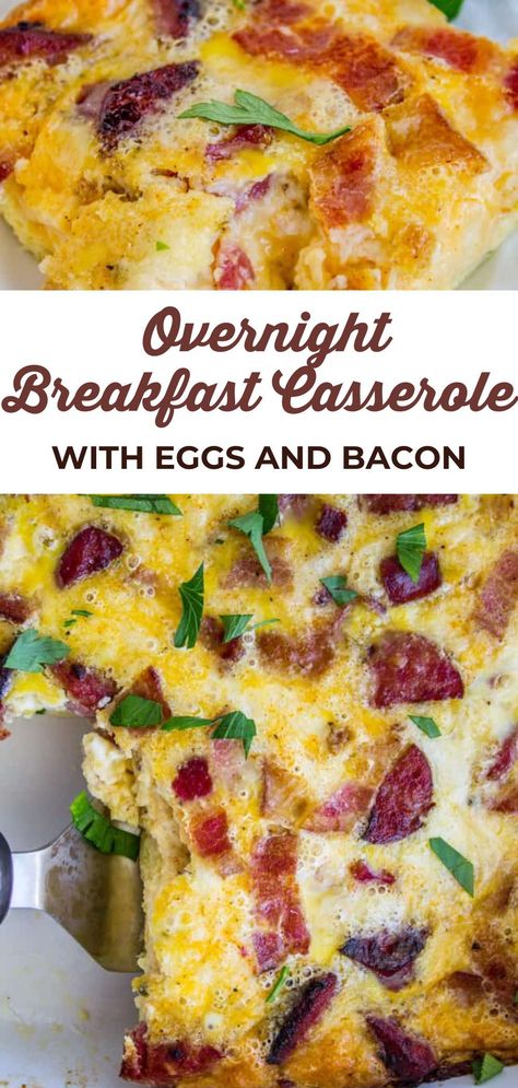 This egg casserole recipe is one of the best breakfast casseroles you will have. I mean how do you beat bacon and eggs. The extra cheese makes this the perfect overnight casserole. Crockpot Egg Casserole Overnight, Bacon Breakfast Casserole Crockpot, Keto Overnight Breakfast Casserole, Egg Breakfast Casserole Overnight, Best Egg Bake Breakfast Casserole, Simple Egg Casserole Recipes, Bacon And Egg Breakfast Casserole, Overnight Breakfast Casserole With Ham, Egg Bacon Cheese Casserole