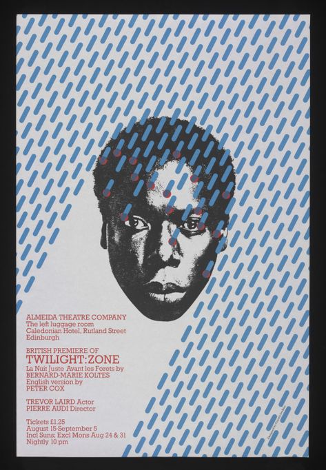 Twilight: Zone (Great Britain (designed), 1981), V&A Collection Collage With Typography, Eye Magazine, Edinburgh Fringe, Theatre Posters, Cover Design Inspiration, Adobe Illustrator Design, Zine Design, Music Festival Poster, Event Poster Design