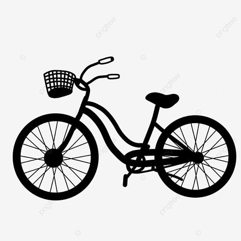 Drawing Bicycle, Bicycle Clipart, Bicycle Drawing, Car Activities, Drawing Black And White, White Bike, Lip Drawing, Bike Pictures, Drawing Png