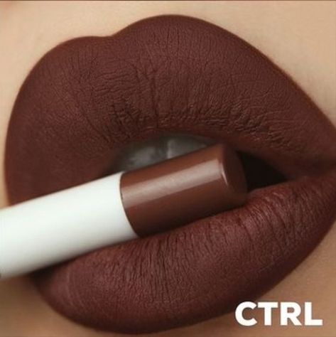 Maroon Matte Lipstick, Dark Lipstick Shades, Brown Lip Liner, Red Lipstick Shades, Vegan Beauty Products, Lipstick Dark Red, Red Lips Makeup Look, Lipstick For Dark Skin, Dark Red Lips