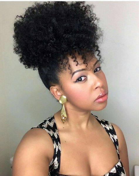 Puff Low Afro Puff Ponytail, High Puff Long Natural Hair, Braids Into Afro Puff, Big Afro Puff Ponytail, Big Afro Puff, Afro Puff Hairstyles, Micro Braids Hairstyles, High Bun Hairstyles, Hair Puff