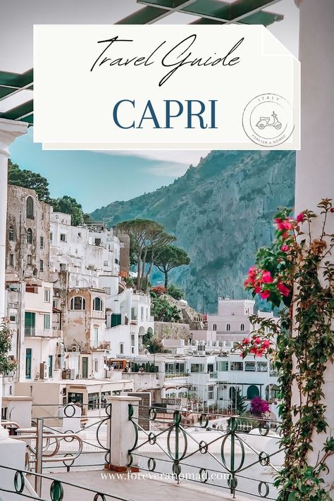 Capri, Italy Travel Guide with the best things to do, the most beautiful views, beach clubs on Capri, hotel and restaurant recommendations as well What To Do In Capri, Capri Italy Itinerary, Capri Travel Guide, Capri Italy Restaurant, Capri Beach Club, Things To Do In Capri Italy, Capri Instagram Pictures, Capri Restaurants, Capri Itinerary